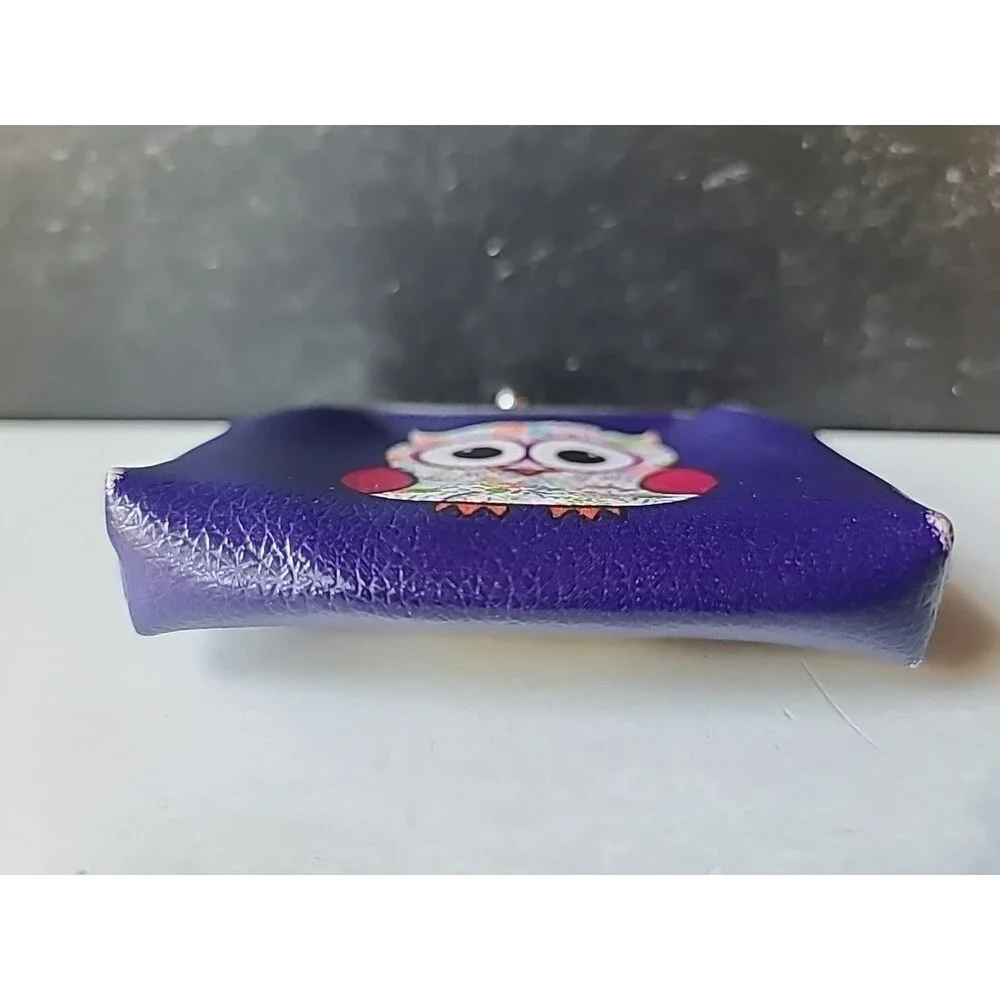 Purple Owl Coin Purse, USED